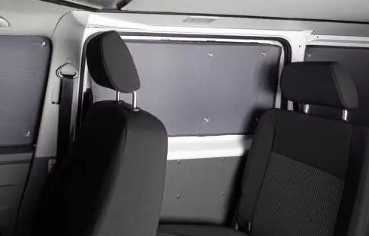 Thermomatte / mørkleggingsmatte Volkswagen T5/6/6.1 >2003, oppholdsrom, 5-delt sett - Isolasjon vindu - 8020112334 - 1