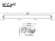 LED-ekstralys 120W W-Light Blizzard slim - Led-bar - 8020101425 - 3