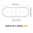 Maxiflare 740 Varsellysbjelke - Varsellysbjelke - 4080220476 - 5