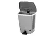Søppelbøtte Sammenleggbar 10 liter med fotpedal - Kjøkkentilbehør - 8020112266 - 2