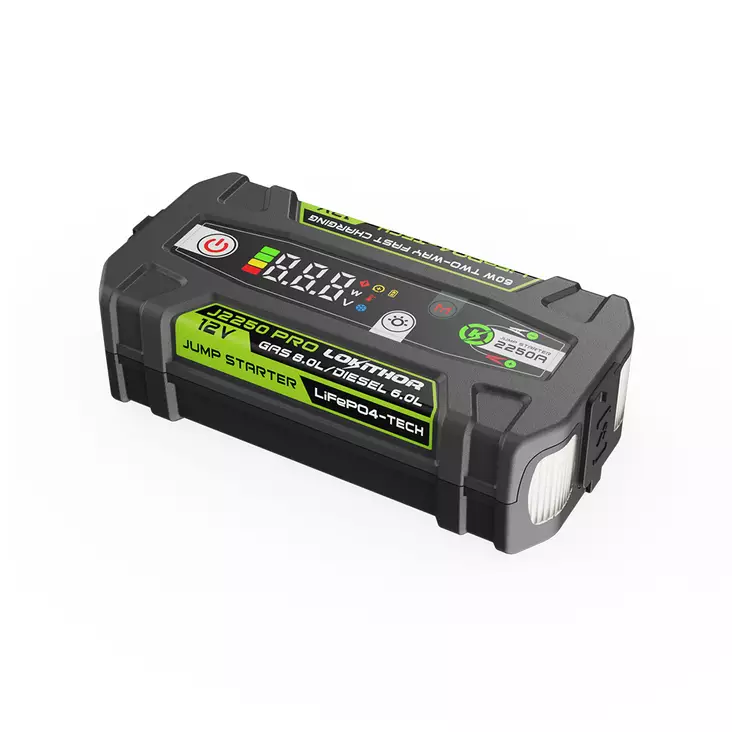 Jumpstarter – Lokithor J2250 PRO – 2250A, 12V, LiFePO4 - Startbooster - 8020120506 - 1