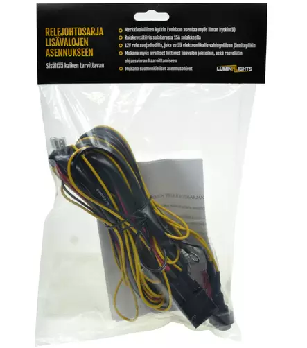 Relésett for 1stk ekstralys med DT-4 Kontakt - Relésett & kabler - 8020104727 - 2