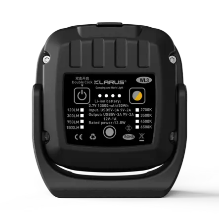 Klarus WL3 camping og arbeidslykt, grønn - Lommelykter - 8020120817 - 1
