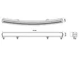 Optibeam Super Captain Dual 1000 Curved - Led-bar - 8020110797 - 2