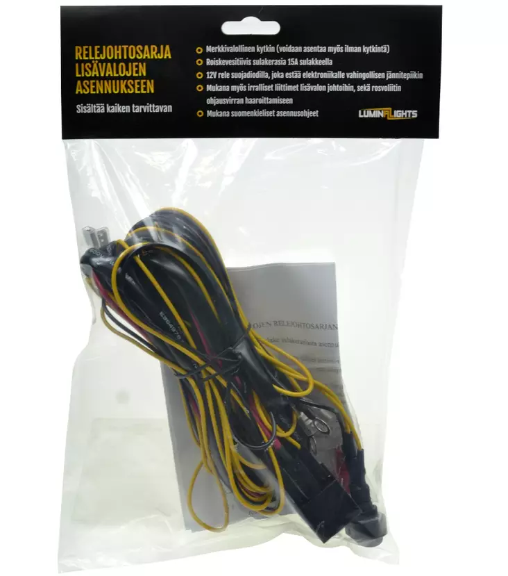 Relésett for 1stk ekstralys med DT-4 Kontakt - Relésett & kabler - 8020104727 - 1