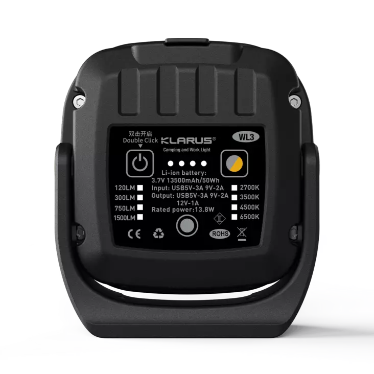 Klarus WL3 camping og arbeidslykt, grønn - Lommelykter - 8020120817 - 1