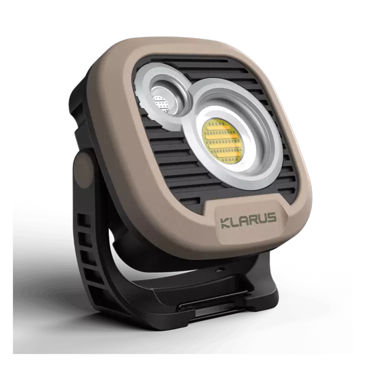 KLARUS WL3 oppladbar camping og arbeidslykt, lysebrun - Lommelykter - 8020120818 - 1