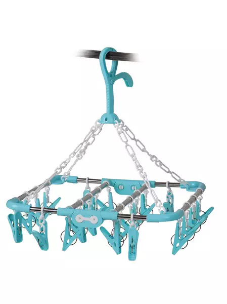 Tørkestativ Lars med 22 klyper - Vaske og rense - 8020112248 - 1