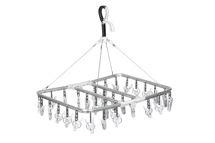 Tørkestativ Polli med 33 klyper - Vaske og rense - 8020112218 - 1