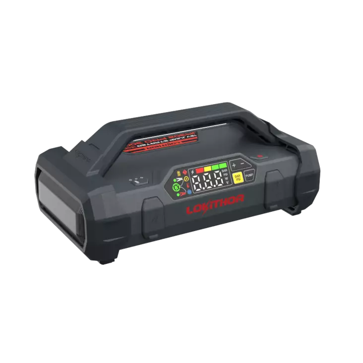 Jumpstarter – Lokithor JA302 PRO – 3000A, 12V, 150 PSI luftkompressor, LiPo - Startbooster - 8020120499 - 1