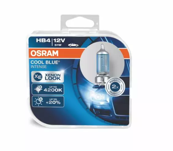 Osram Cool Blue Intense HB4-pære - HB1, HB3, HB4, HB5 - 8020100929 - 1