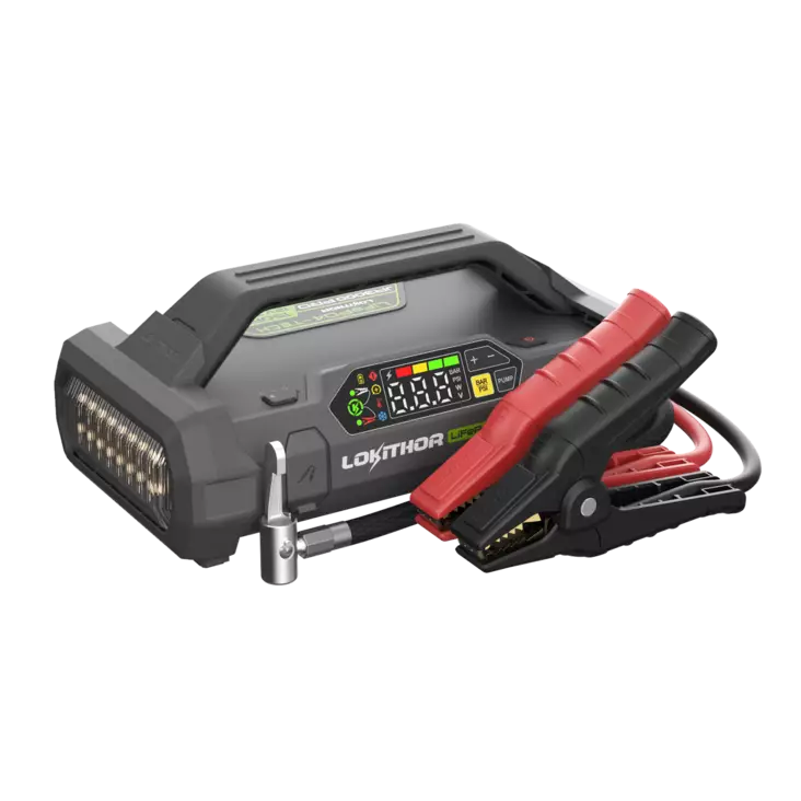 Jumpstarter – Lokithor JA3000 PRO – 3000A, 12V, 150 PSI luftkompressor, LiFePO4 - Startbooster - 8020120509 - 1